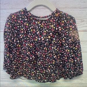 Floral Kids Blouse - Multicolor